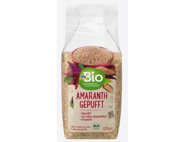 Amaranth gepufft food facts