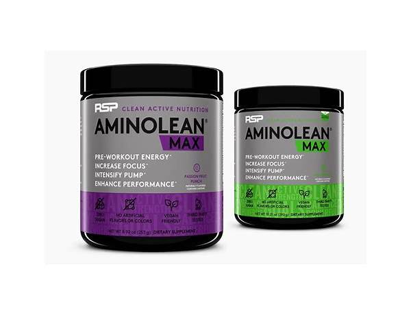 Aminolean max ingredients