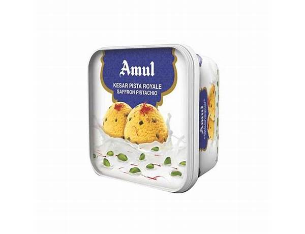 Amul kesar pista royale food facts