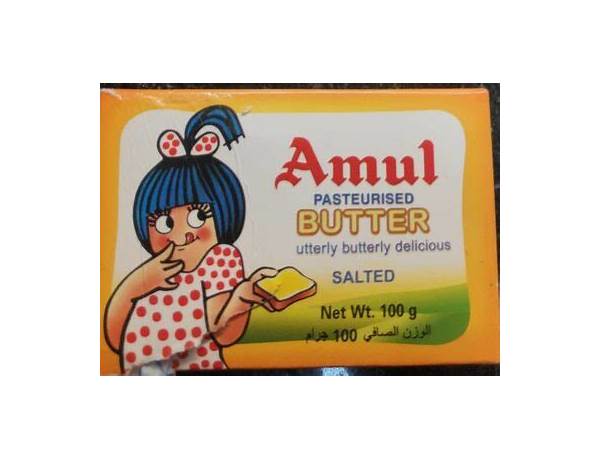 Amul pasteurized butter food facts