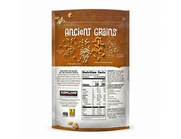 Ancient grain granola food facts