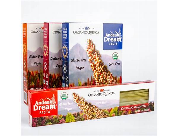 Andean dream, quinoa pasta gluten corn free spaghetti nutrition facts