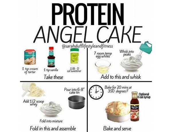 Angel food cake protein powder ingredients