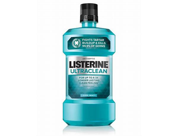 Antiseptic listerine ultraclean ingredients