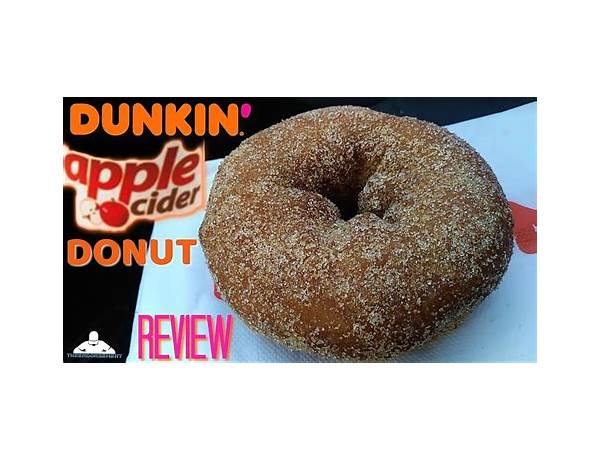 Apple cider donuts food facts