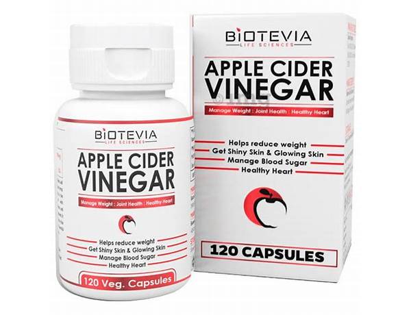 Apple cider vinegar vegetarian capsules ingredients