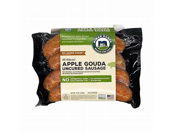 Apple gouda uncured sausage food facts