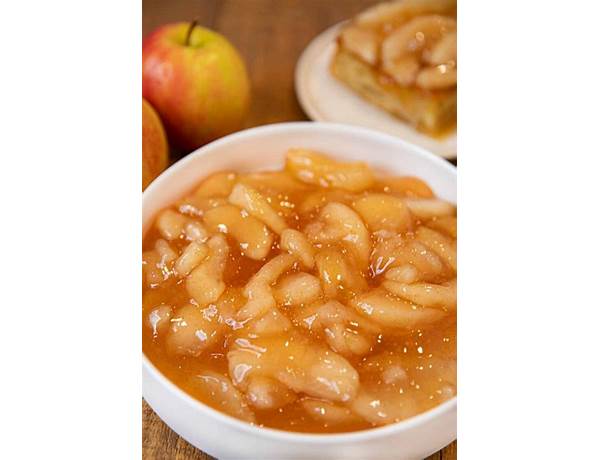 Apple pie filling or topping food facts