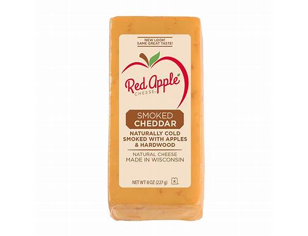 Apple smoked cheddar cheese food facts