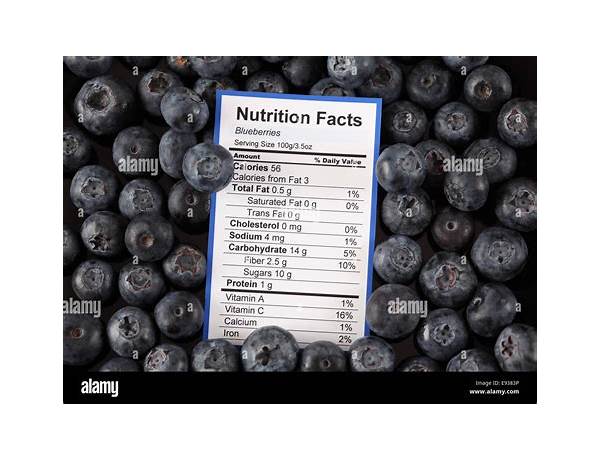 Apples + blueberries bar food facts