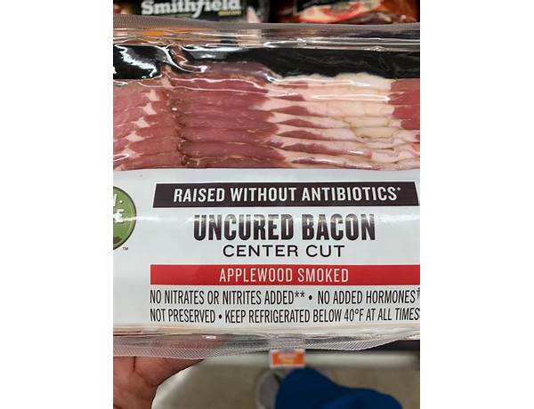 Applewood smoked uncured bacon food facts