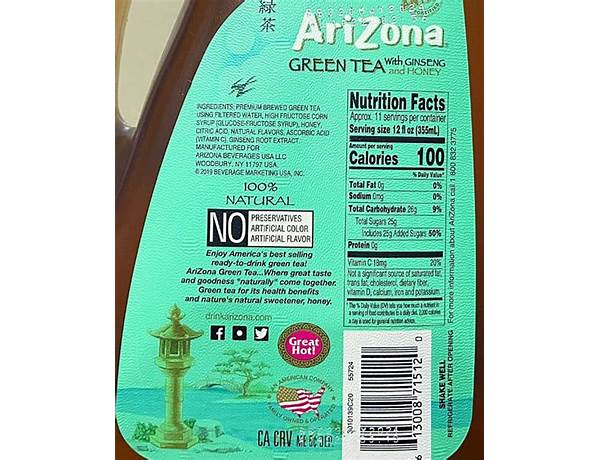 Arizona tea ingredients