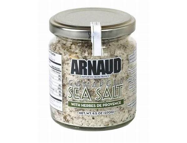 Arnaud, camargue sea salt food facts