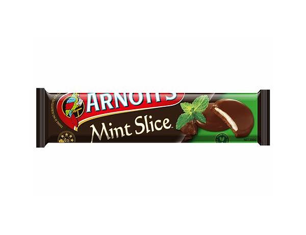 Arnotts chocolate mint slice food facts