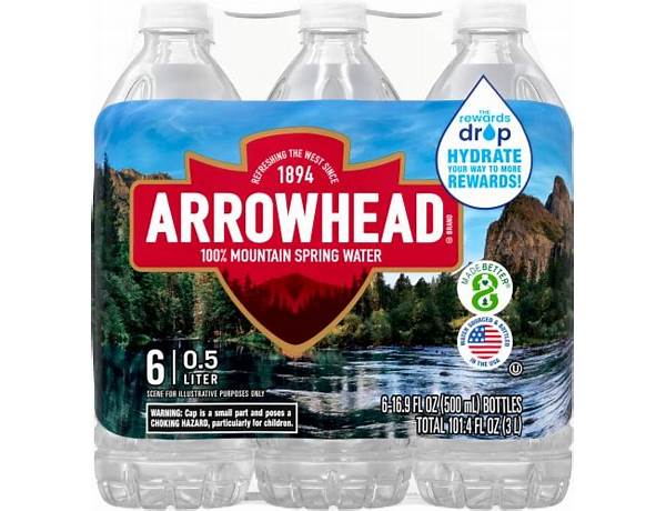 Arrowhead water spring food facts