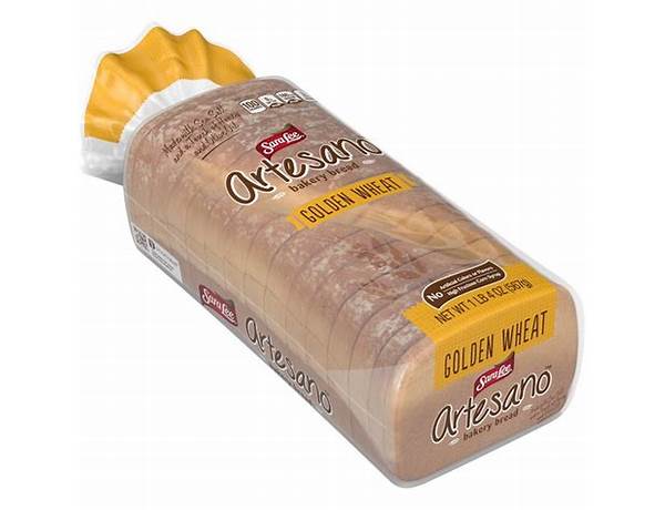Artesano golden wheat bakery bread food facts