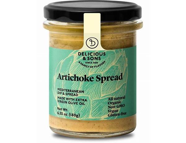 Artichoke spread in extra virgin olive oil ingredients