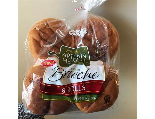 Artisan hearth brioche buns food facts