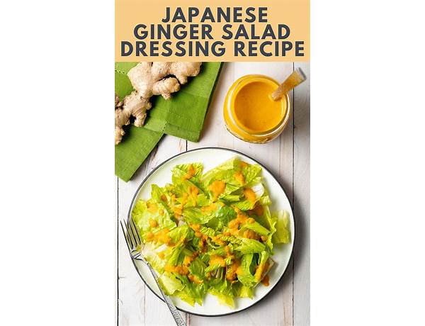 Asian ginger dressing food facts