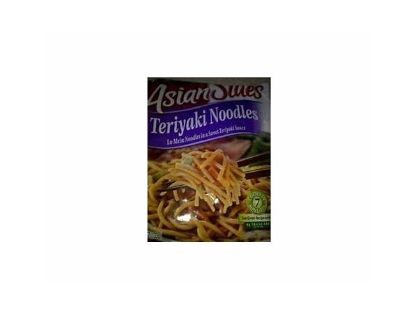 Asian sides teriyaki noodles nutrition facts