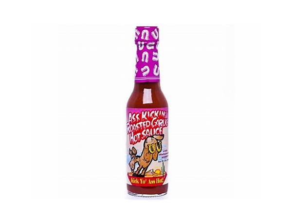 Ass kickin’ roasted garlic hot sauce – travel size ingredients