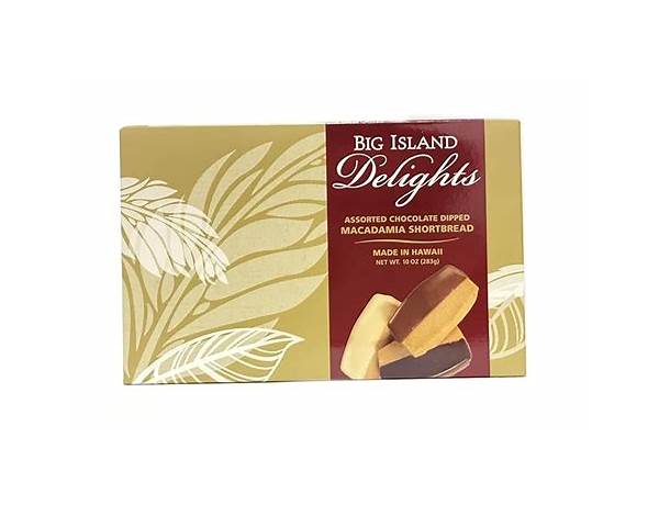 Assorted chocolate dipped macadamia shortbread food facts