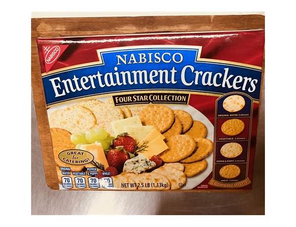 Assorted entertainment crackers food facts