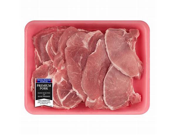 Assorted pork chops food facts