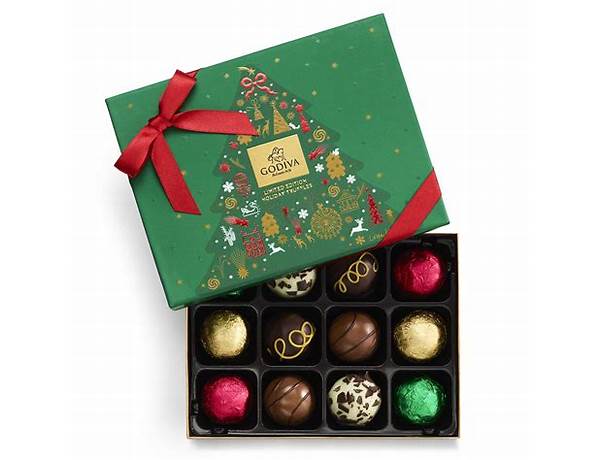 Assorted truffle gift box food facts