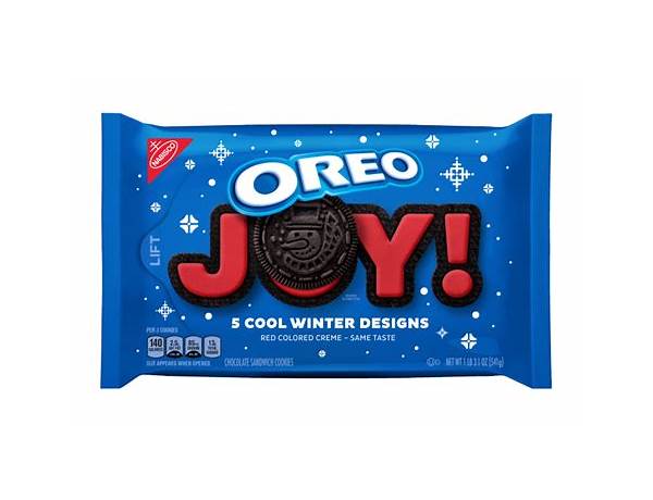 Assorted winter design oreos food facts