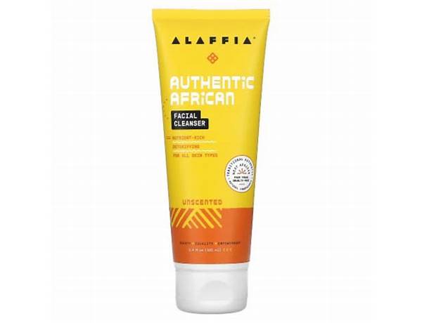 Authentic african facial cleanser nutrition facts