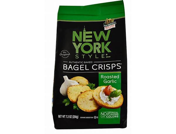 Authentic bagel crisps food facts