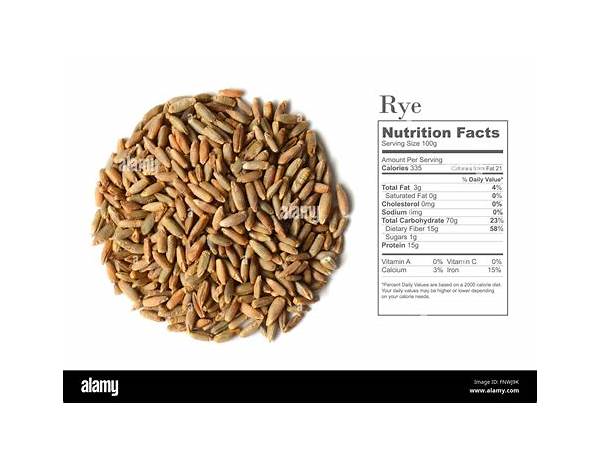 Authentic polish rye nutrition facts