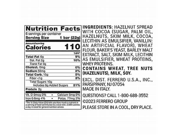 B-ready nutrition facts