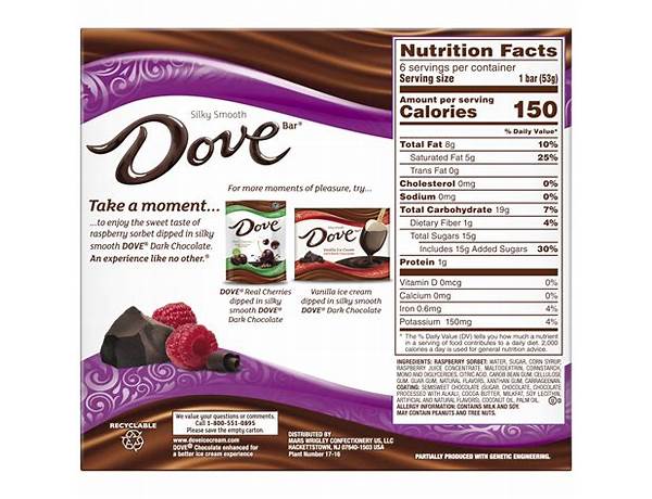 Baby dove nutrition facts