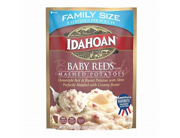 Baby reds mashed potatoes food facts