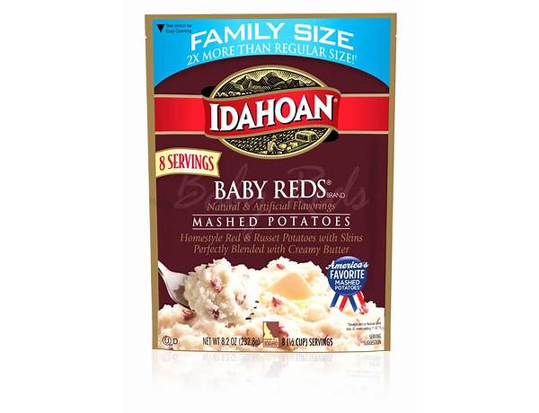Baby reds mashed potatoes nutrition facts
