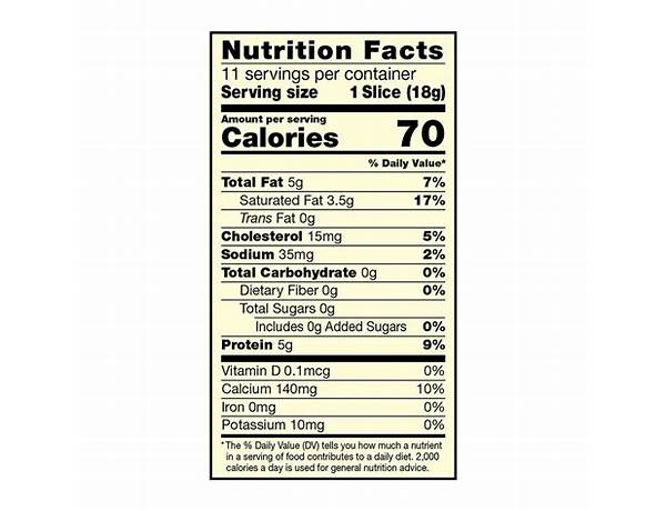 Baby swiss nutrition facts