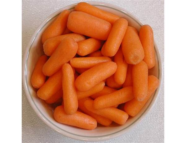 Baby-cut carrots ingredients