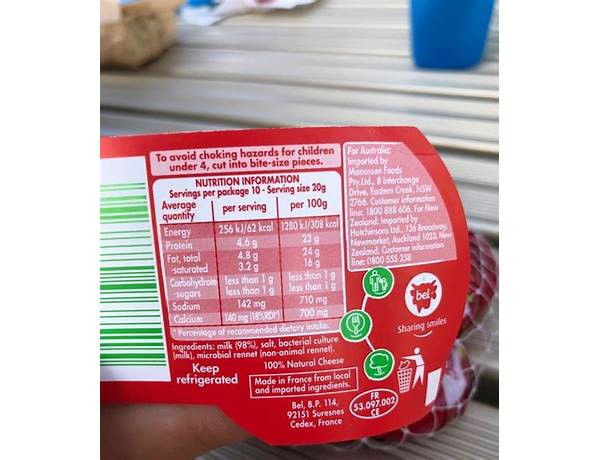 Babybell nutrition facts