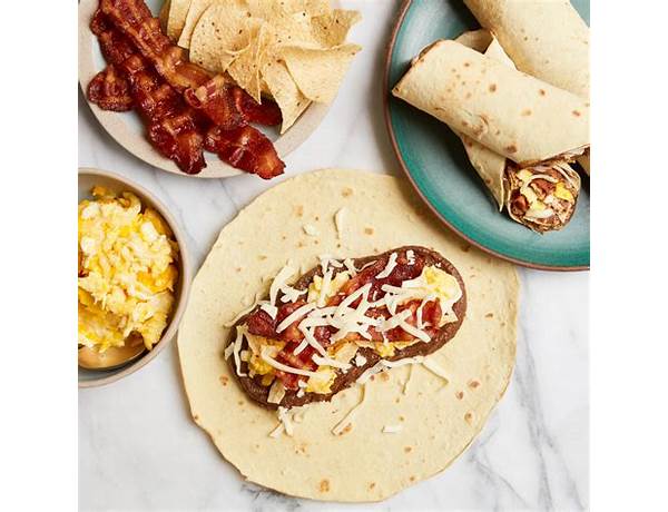 Bacon,egg and cheese burritos ingredients