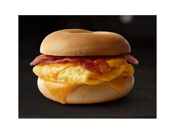 Bacon , egg, cheese bagel food facts