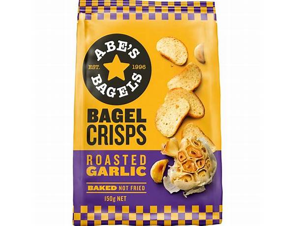 Bagel chips (roasted garlic) food facts