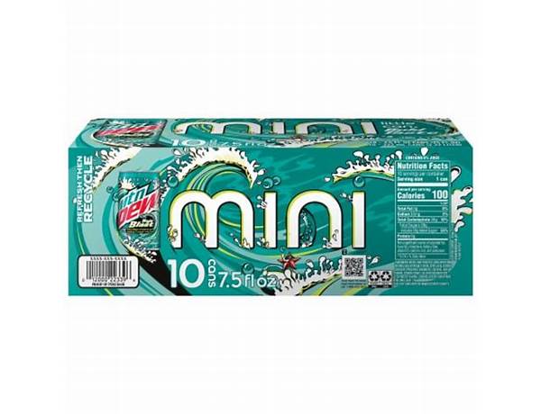 Baja blast mini food facts