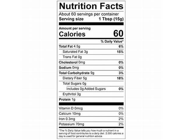 Bake believe nutrition facts