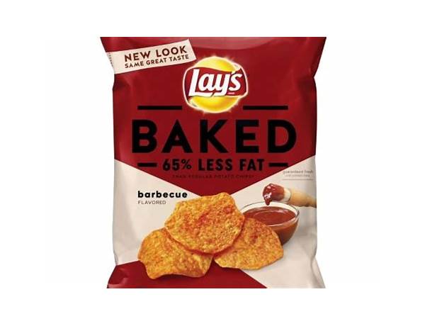 Baked barbecue flavoured potato crisps food facts