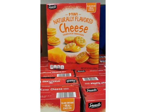 Baked naturally falovred cheese crackers food facts