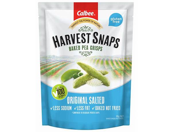Baked pea crisps food facts