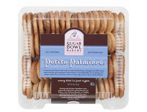 Bakery petite palmiers food facts