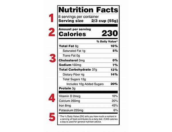 Baking food color set nutrition facts